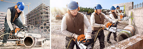 The STIHL GS 461 concrete saw