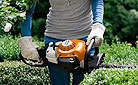 For better results: STIHL hedge trimmers and long reach hedge trimmers 