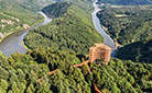 Treetop walk from above